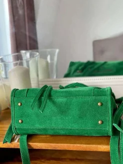 Best Sale Sac Vert Pomme Bradie Femmes Sac Porte Epaule Avec Sangle