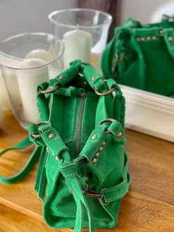 Best Sale Sac Vert Pomme Bradie Femmes Sac Porte Epaule Avec Sangle