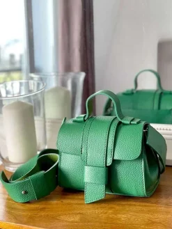 Store Sac Vert Pomme Drixy Femmes Sac Porte Epaule Avec Sangle