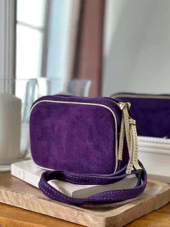 Store Sac Violet Jasmyne Mini Femmes Sac Porte Epaule Avec Sangle