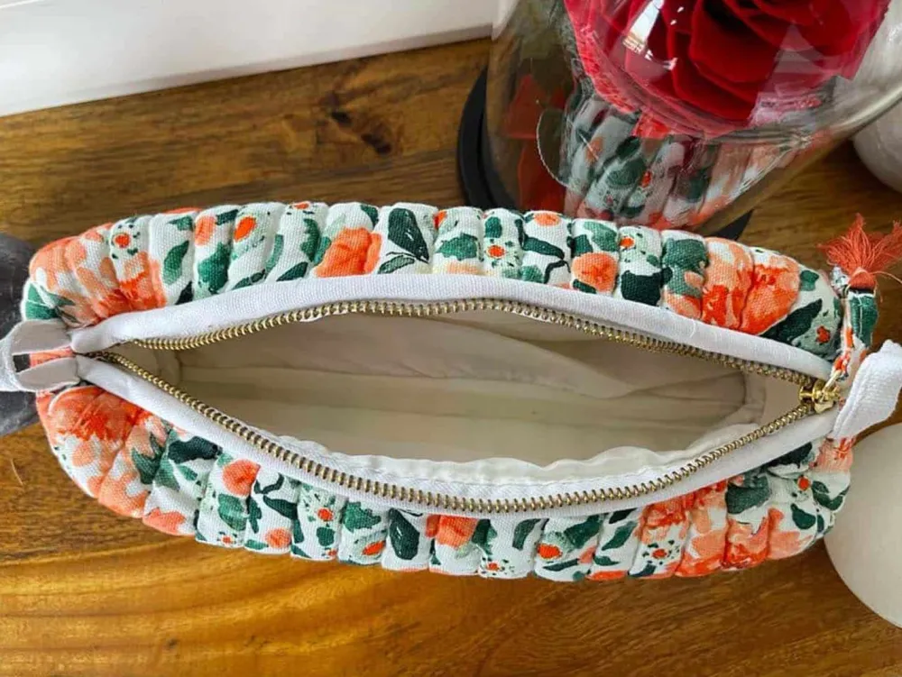 Shop Trousse De Toilette Orange Keyla Femmes Pochette & Trousse