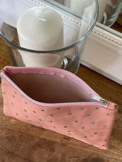 New Trousse Orange Peche Zane Femmes Pochette & Trousse